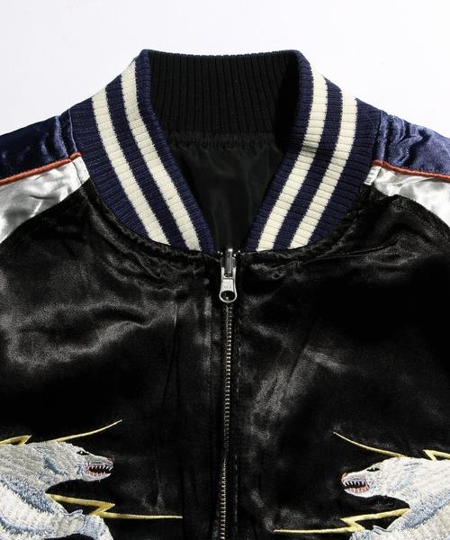 HALFMAN(ハーフマン)の「<HALFMAN> SOUVENIR JACKET/アウター(ブルゾン・メンズ・ブラック・MEDIUM)」の3枚目の写真