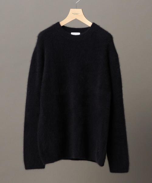 BEAUTY&YOUTH UNITED ARROWS（ビューティーアンドユースユナイテッドアローズ）の「BY ∴ へアリー フォルム セーター◆（ニット/セーター・メンズ・ネイビー/オリーブ/ダークグレー/ブラック/ベージュ・LARGE/MEDIUM/SMALL/X-LARGE）」の6枚目の写真