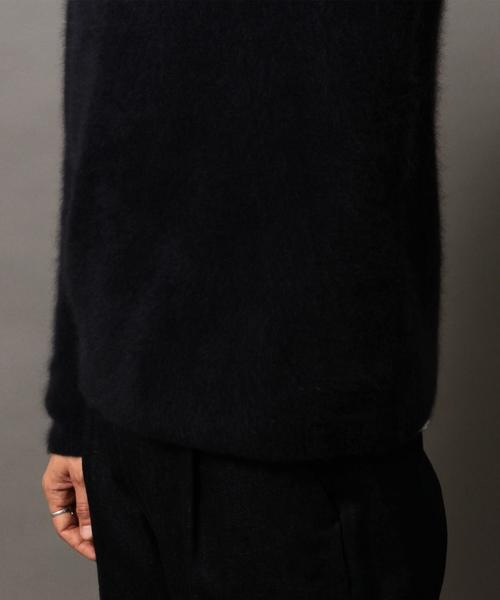 BEAUTY&YOUTH UNITED ARROWS（ビューティーアンドユースユナイテッドアローズ）の「BY ∴ へアリー フォルム セーター◆（ニット/セーター・メンズ・ネイビー/オリーブ/ダークグレー/ブラック/ベージュ・LARGE/MEDIUM/SMALL/X-LARGE）」の17枚目の写真