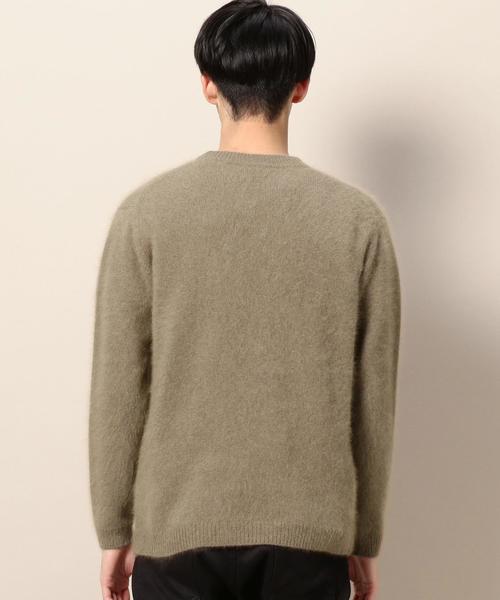 BEAUTY&YOUTH UNITED ARROWS（ビューティーアンドユースユナイテッドアローズ）の「BY ∴ へアリー フォルム セーター◆（ニット/セーター・メンズ・ネイビー/オリーブ/ダークグレー/ブラック/ベージュ・LARGE/MEDIUM/SMALL/X-LARGE）」の22枚目の写真