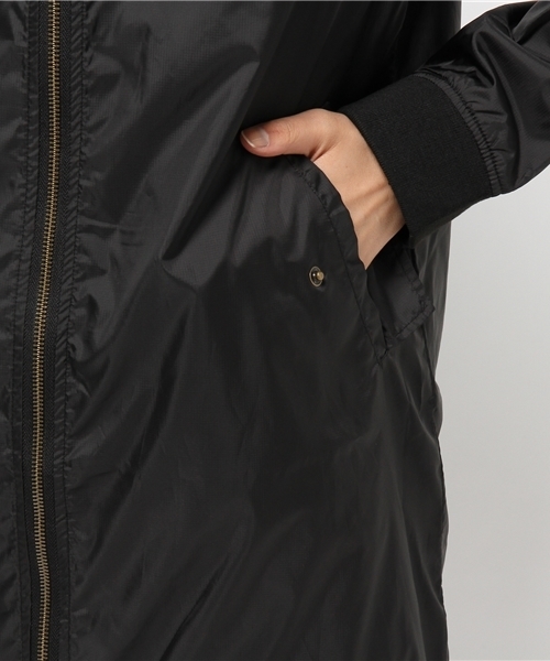 Pierrot(ピエロ)の「MA-1 ロング丈ブルゾン(MA-1・レディース・ブラック/カーキ・M/L)」の9枚目の写真