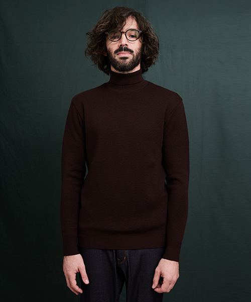 UNITED TOKYO（ユナイテッドトウキョウ）の「ZEGNA BARUFFA Cashwoolタートルネックニット（ニット/セーター・メンズ・ブラウン/グリーン/レッド/ネイビー/グレー/オフホワイト・1/3/2）」の22枚目の写真