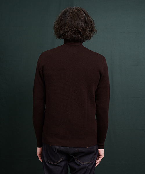 UNITED TOKYO（ユナイテッドトウキョウ）の「ZEGNA BARUFFA Cashwoolタートルネックニット（ニット/セーター・メンズ・ブラウン/グリーン/レッド/ネイビー/グレー/オフホワイト・1/3/2）」の20枚目の写真