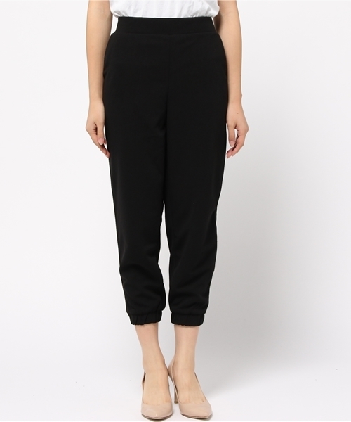 Re:EDIT（リエディ）の「[リエディ]ストレッチオリジナルポンチジョガーパンツ/ボトムス/パンツ/クロップドパンツ（その他パンツ・レディース・モカ/ブルー系その他/ブラック/ワイン/グリーン/ブラック系その他/カーキ/キャメル・LARGE/SMALL/X-LARGE/MEDIUM）」の9枚目の写真