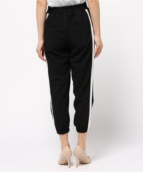 Re:EDIT（リエディ）の「[リエディ]ストレッチオリジナルポンチジョガーパンツ/ボトムス/パンツ/クロップドパンツ（その他パンツ・レディース・モカ/ブルー系その他/ブラック/ワイン/グリーン/ブラック系その他/カーキ/キャメル・LARGE/SMALL/X-LARGE/MEDIUM）」の11枚目の写真