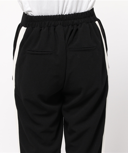 Re:EDIT（リエディ）の「[リエディ]ストレッチオリジナルポンチジョガーパンツ/ボトムス/パンツ/クロップドパンツ（その他パンツ・レディース・モカ/ブルー系その他/ブラック/ワイン/グリーン/ブラック系その他/カーキ/キャメル・LARGE/SMALL/X-LARGE/MEDIUM）」の13枚目の写真