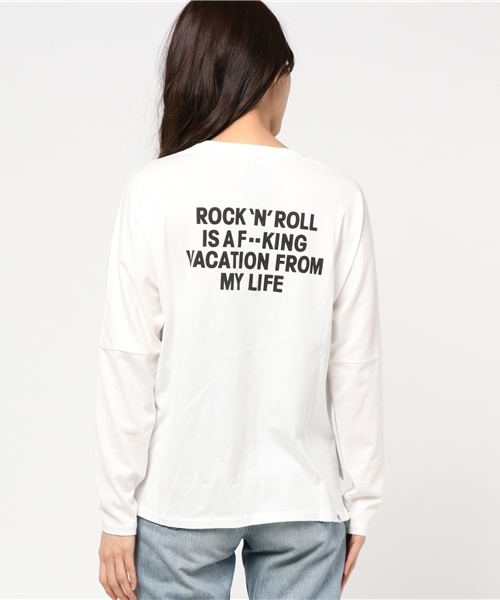 HYSTERIC GLAMOUR(ヒステリックグラマー)の「Courtney Love/COURTNEY1992 pt プルオーバー(Tシャツ/カットソー・レディース・ホワイト/パープル/ブラック・FREE)」の13枚目の写真
