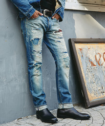 HYSTERIC GLAMOUR | 60s REMAKE加工デニム スリムストレートPT(デニムパンツ)