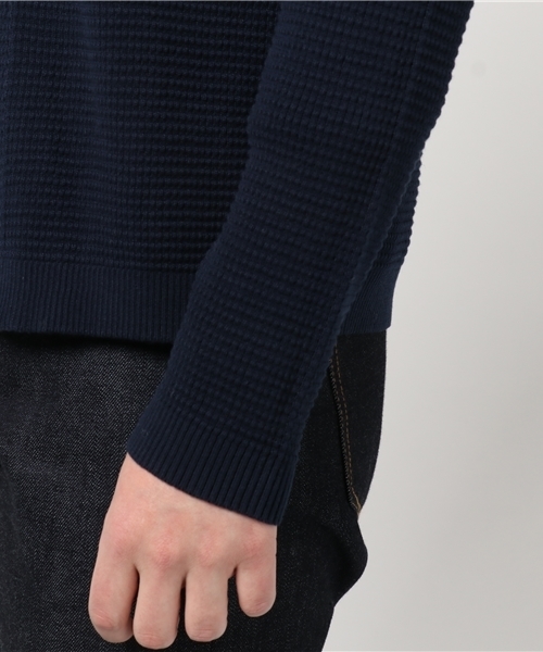 SHIPS JET BLUE(シップスジェットブルー)の「SHIPS JET BLUE: ノーボタン カーディガン(カーディガン/ボレロ・メンズ・ブラウン/オリーブ/ネイビー・LARGE/MEDIUM)」の6枚目の写真