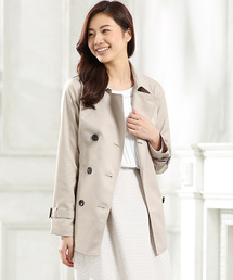 Honeys | ハーフ丈トレンチコート(トレンチコート)