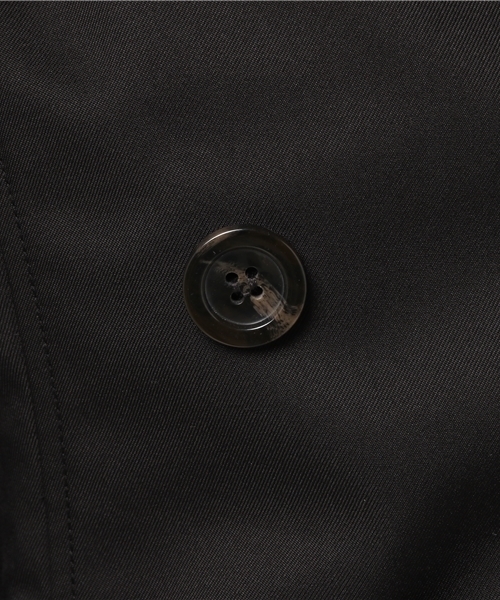 Honeys（ハニーズ）の「ハーフ丈トレンチコート（トレンチコート・レディース・ライトベージュ/グレー/ブラック/サックスブルー/ネイビー/ベージュ/ピンク・M/LL/L）」の12枚目の写真