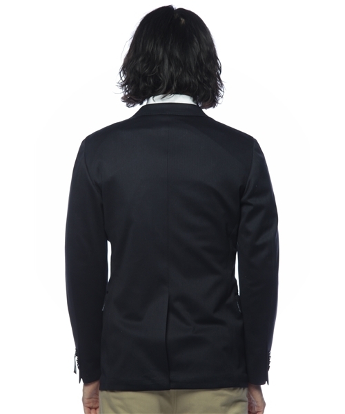 SHIPS（シップス）の「SD: JERSEY SINGLE 2BUTTON SLIM FIT SOLID JACKET（テーラードジャケット・メンズ・ネイビー/グレー/ブラック・44/48/46/50/42/52）」の5枚目の写真