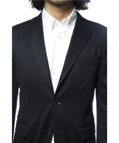 SHIPS（シップス）の「SD: JERSEY SINGLE 2BUTTON SLIM FIT SOLID JACKET（テーラードジャケット・メンズ・ネイビー/グレー/ブラック・44/48/46/50/42/52）」の7枚目の写真