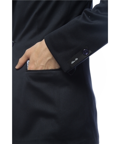 SHIPS（シップス）の「SD: JERSEY SINGLE 2BUTTON SLIM FIT SOLID JACKET（テーラードジャケット・メンズ・ネイビー/グレー/ブラック・44/48/46/50/42/52）」の8枚目の写真