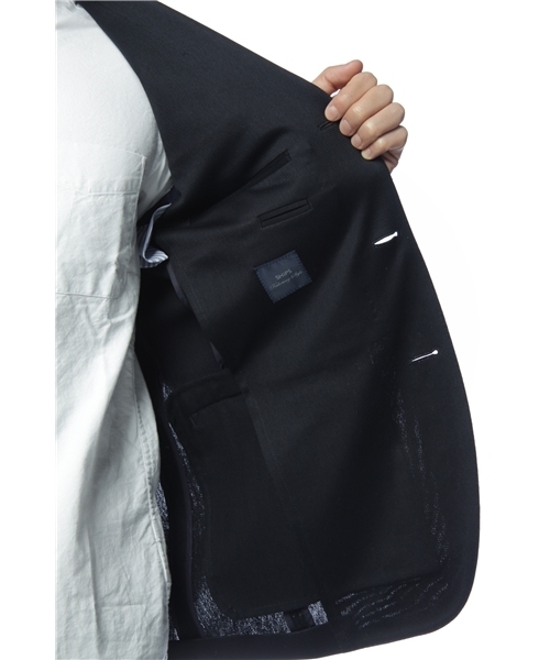 SHIPS（シップス）の「SD: JERSEY SINGLE 2BUTTON SLIM FIT SOLID JACKET（テーラードジャケット・メンズ・ネイビー/グレー/ブラック・44/48/46/50/42/52）」の10枚目の写真