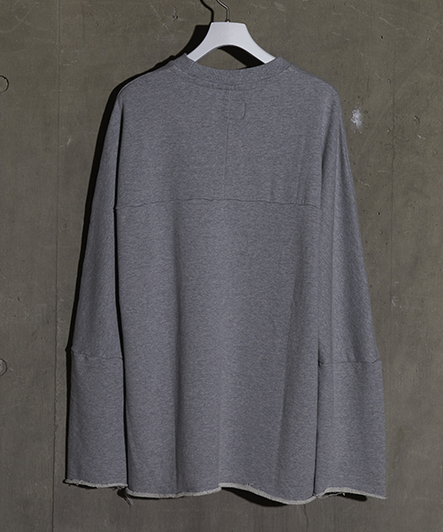 NUMBER (N)INE(ナンバーナイン)の「【NUMBER (N)INE】≪STUDIOUS限定≫別注コーマスウェットプルオーバー(スウェット・メンズ・トップグレー/サンドベージュ/ブラック/グレー/ベージュ・2/1/3)」の16枚目の写真