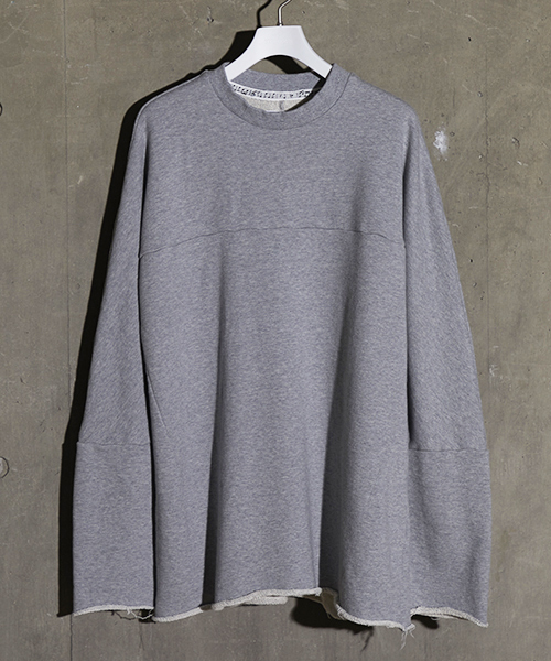 NUMBER (N)INE(ナンバーナイン)の「【NUMBER (N)INE】≪STUDIOUS限定≫別注コーマスウェットプルオーバー(スウェット・メンズ・トップグレー/サンドベージュ/ブラック/グレー/ベージュ・2/1/3)」の10枚目の写真