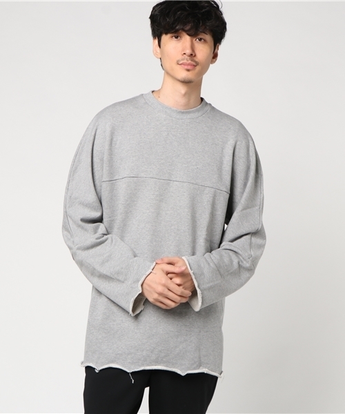 NUMBER (N)INE(ナンバーナイン)の「【NUMBER (N)INE】≪STUDIOUS限定≫別注コーマスウェットプルオーバー(スウェット・メンズ・トップグレー/サンドベージュ/ブラック/グレー/ベージュ・2/1/3)」の3枚目の写真