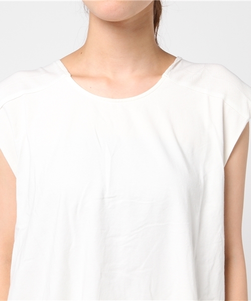 SLY（スライ）の「BACK TIE CUT TOPS（Tシャツ/カットソー・レディース・トップグレー/ホワイト/ブラック・FREE）」の7枚目の写真