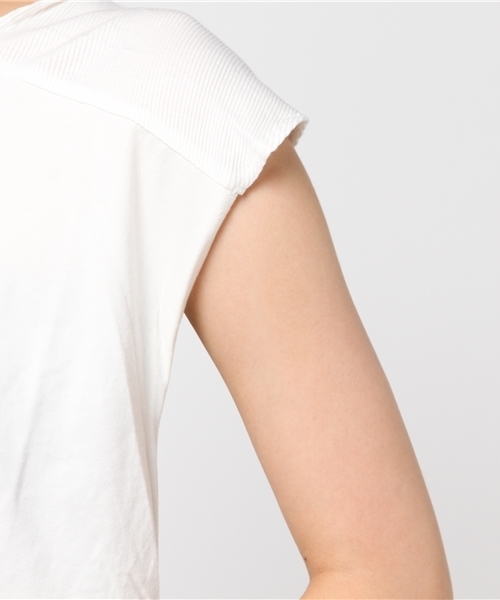 SLY（スライ）の「BACK TIE CUT TOPS（Tシャツ/カットソー・レディース・トップグレー/ホワイト/ブラック・FREE）」の8枚目の写真