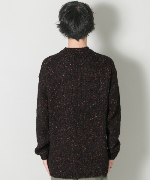 URBAN RESEARCH（アーバンリサーチ）の「Tartan クルーネックネップニット（ニット/セーター・メンズ・ブラック系その他/ベージュ系その他・LARGE/MEDIUM）」の15枚目の写真