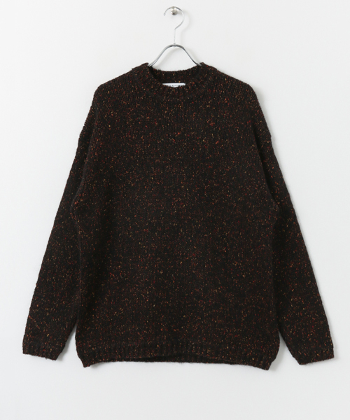 URBAN RESEARCH（アーバンリサーチ）の「Tartan クルーネックネップニット（ニット/セーター・メンズ・ブラック系その他/ベージュ系その他・LARGE/MEDIUM）」の13枚目の写真