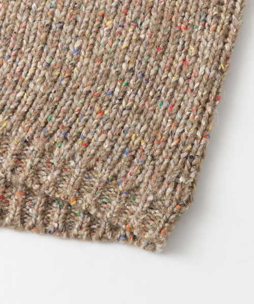 URBAN RESEARCH（アーバンリサーチ）の「Tartan クルーネックネップニット（ニット/セーター・メンズ・ブラック系その他/ベージュ系その他・LARGE/MEDIUM）」の11枚目の写真