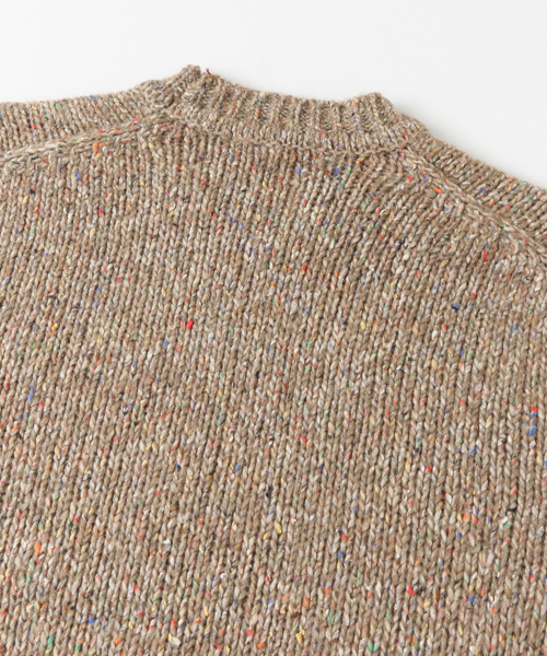 URBAN RESEARCH（アーバンリサーチ）の「Tartan クルーネックネップニット（ニット/セーター・メンズ・ブラック系その他/ベージュ系その他・LARGE/MEDIUM）」の16枚目の写真