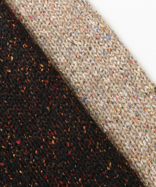 URBAN RESEARCH（アーバンリサーチ）の「Tartan クルーネックネップニット（ニット/セーター・メンズ・ブラック系その他/ベージュ系その他・LARGE/MEDIUM）」の14枚目の写真