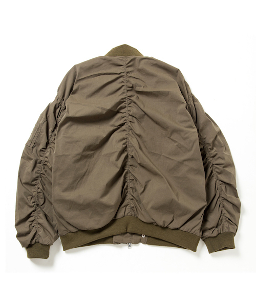 rehacer（レアセル）の「rehacer : Wave Tuck MA-1（MA-1・メンズ・カーキ/ネイビー・SMALL/MEDIUM/LARGE）」の9枚目の写真