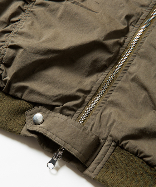 rehacer（レアセル）の「rehacer : Wave Tuck MA-1（MA-1・メンズ・カーキ/ネイビー・SMALL/MEDIUM/LARGE）」の12枚目の写真