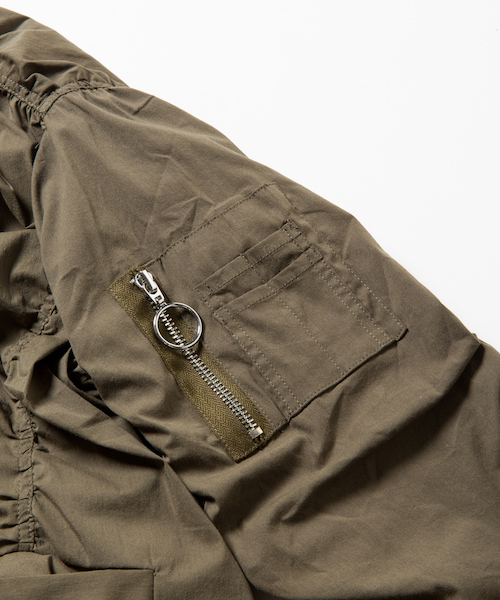 rehacer（レアセル）の「rehacer : Wave Tuck MA-1（MA-1・メンズ・カーキ/ネイビー・SMALL/MEDIUM/LARGE）」の13枚目の写真