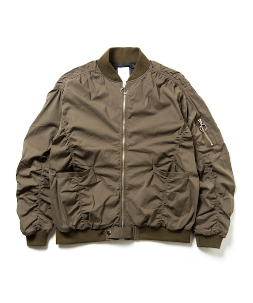 rehacer（レアセル）の「rehacer : Wave Tuck MA-1（MA-1・メンズ・カーキ/ネイビー・SMALL/MEDIUM/LARGE）」の14枚目の写真