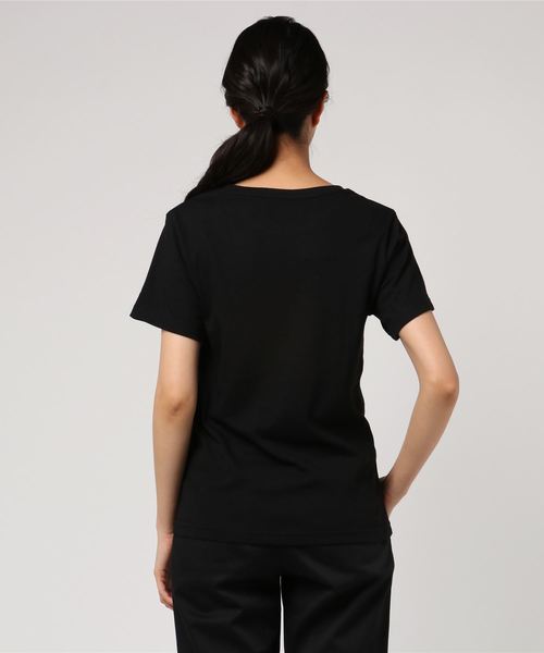 WEGO(ウィゴー)の「WEGO/無地Tシャツ(Tシャツ/カットソー・レディース・ブルー/サックスブルー/グリーン系その他/ブラック/レッド/ライトピンク・FREE)」の11枚目の写真
