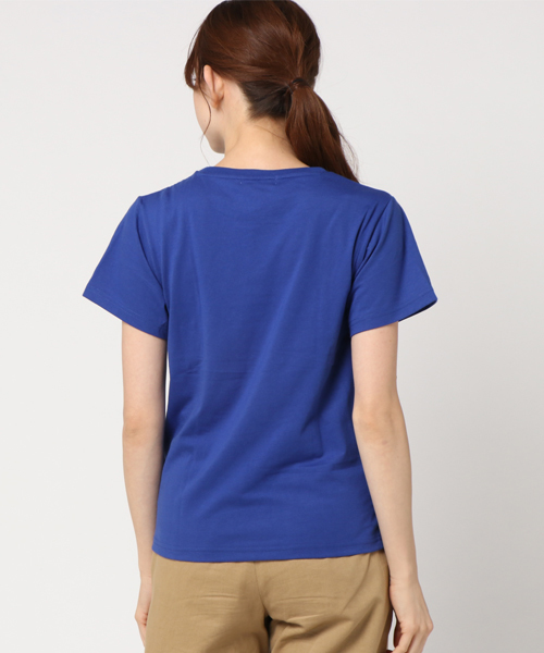 WEGO(ウィゴー)の「WEGO/無地Tシャツ(Tシャツ/カットソー・レディース・ブルー/サックスブルー/グリーン系その他/ブラック/レッド/ライトピンク・FREE)」の8枚目の写真