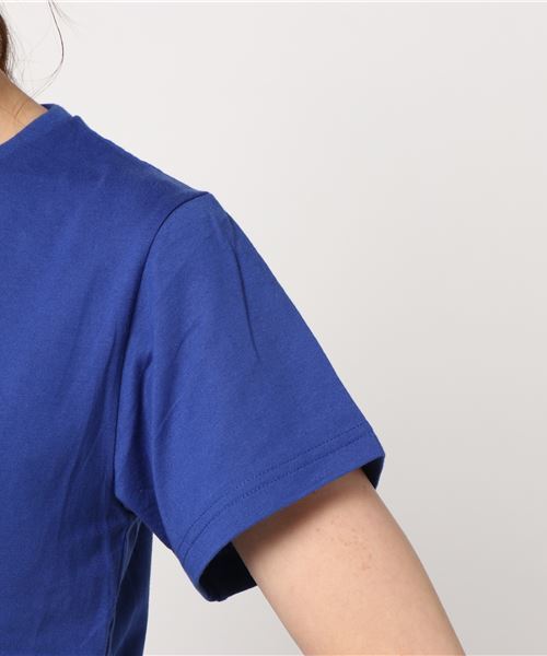 WEGO(ウィゴー)の「WEGO/無地Tシャツ(Tシャツ/カットソー・レディース・ブルー/サックスブルー/グリーン系その他/ブラック/レッド/ライトピンク・FREE)」の7枚目の写真