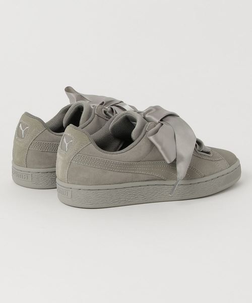 PUMA（プーマ）の「スウェード ハート ペベル ウィメンズ (WOMEN)（スニーカー・レディース・ベージュ/グリーン/ベージュ系その他・22.5cm/23.5cm/24.5cm/25.5cm/23.0cm/24.0cm/25.0cm）」の4枚目の写真