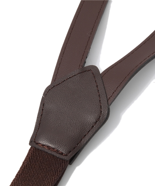 603（ロクマルサン）の「603 レザーサスペンダー（サスペンダー・メンズ・ブラック/ダークブラウン・FREE）」の4枚目の写真