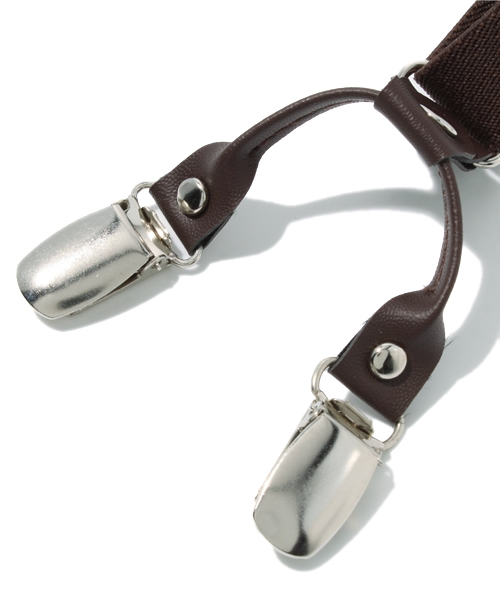 603（ロクマルサン）の「603 レザーサスペンダー（サスペンダー・メンズ・ブラック/ダークブラウン・FREE）」の5枚目の写真