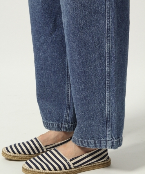 GLOBAL WORK（グローバルワーク）の「【WEB LIMITED】フレイドデニムバギーパンツ/786339（デニムパンツ・レディース・ブルー・MEDIUM/SMALL）」の8枚目の写真