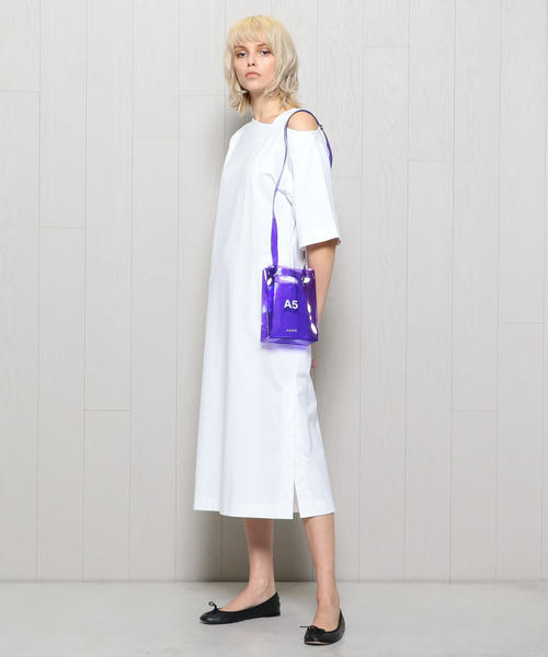 NaNa-NaNa（ナナナナ）の「＜NaNa-NaNa＞A5 BAG/バッグ（ショルダーバッグ・レディース・パープル/ホワイト/ブラック/ブラウン・FREE）」の5枚目の写真