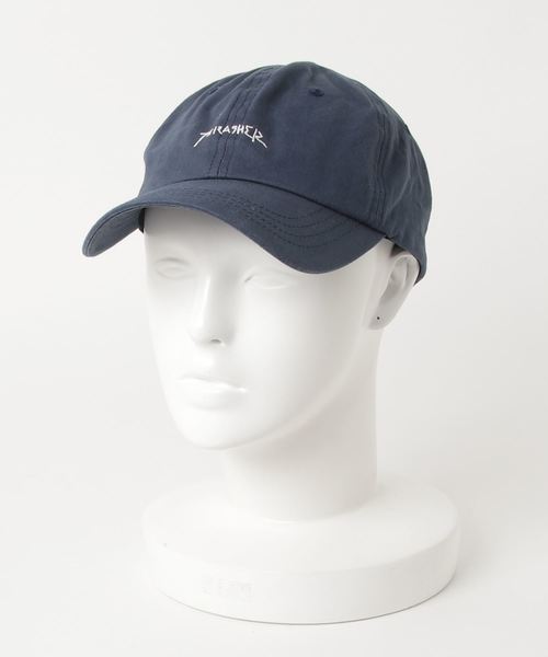 THRASHER（スラッシャー）の「【THRASHER×Mark Gonzales】GONZ 6パネル ローCAP（キャップ・メンズ・ホワイト/ネイビー/ライトブルー/インディゴブルー/ブラック/ベージュ/カーキ・FREE）」の12枚目の写真