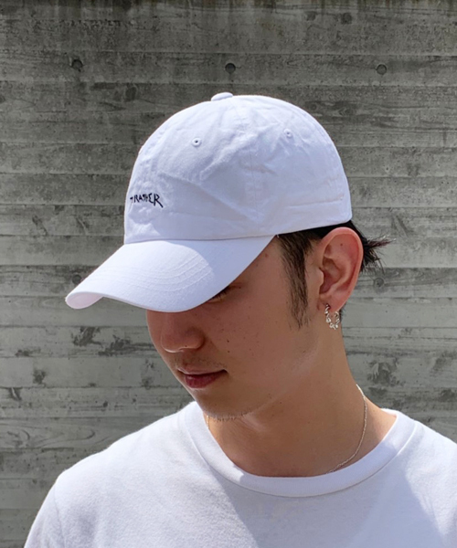 THRASHER（スラッシャー）の「【THRASHER×Mark Gonzales】GONZ 6パネル ローCAP（キャップ・メンズ・ホワイト/ネイビー/ライトブルー/インディゴブルー/ブラック/ベージュ/カーキ・FREE）」の20枚目の写真