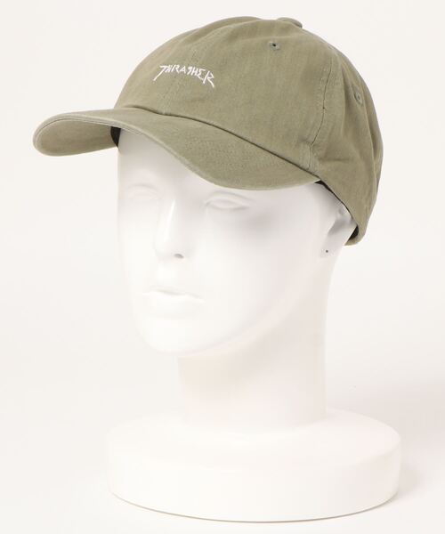 THRASHER（スラッシャー）の「【THRASHER×Mark Gonzales】GONZ 6パネル ローCAP（キャップ・メンズ・ホワイト/ネイビー/ライトブルー/インディゴブルー/ブラック/ベージュ/カーキ・FREE）」の18枚目の写真