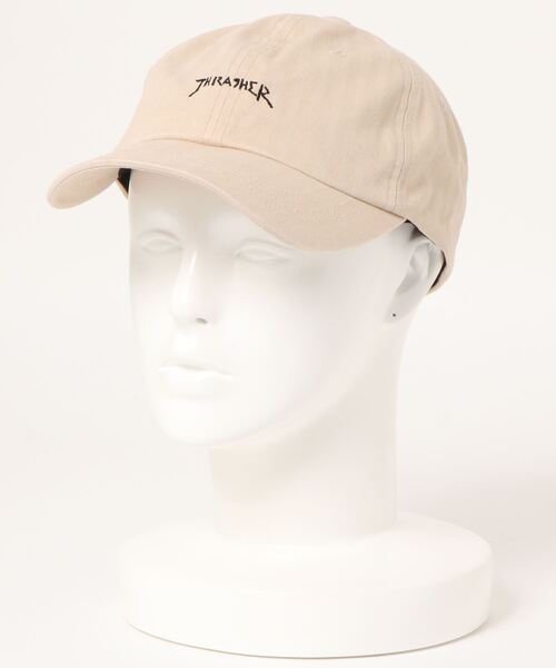 THRASHER（スラッシャー）の「【THRASHER×Mark Gonzales】GONZ 6パネル ローCAP（キャップ・メンズ・ホワイト/ネイビー/ライトブルー/インディゴブルー/ブラック/ベージュ/カーキ・FREE）」の19枚目の写真