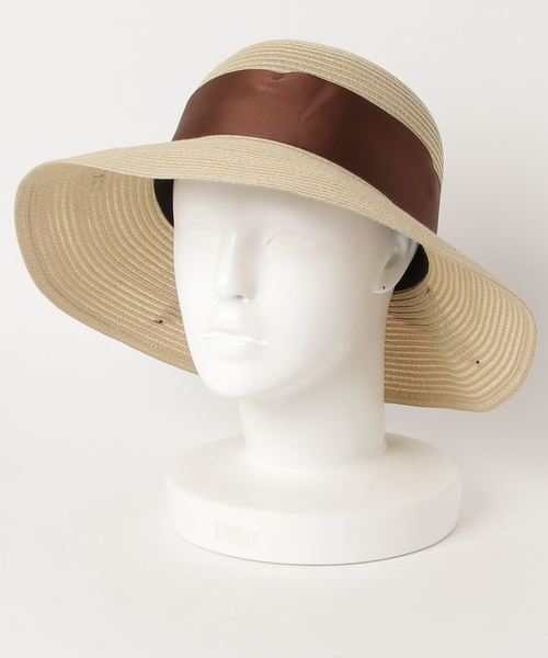 ROPE' PICNIC(ロペピクニック)の「ウォッシャブルビッグリボンブレードハット(ハット・レディース・ブラック/ベージュ/ホワイト系その他6・FREE)」の7枚目の写真