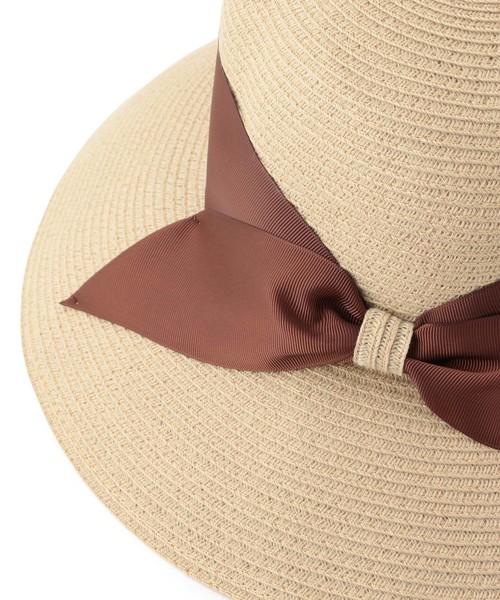 ROPE' PICNIC(ロペピクニック)の「ウォッシャブルビッグリボンブレードハット(ハット・レディース・ブラック/ベージュ/ホワイト系その他6・FREE)」の10枚目の写真