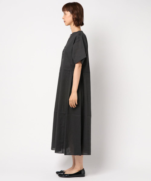 MOUSSY(マウジー)の「WAIST SHIRRING OP(ワンピース・レディース・ブラウン系その他/オレンジ/ライトブラック・FREE)」の4枚目の写真