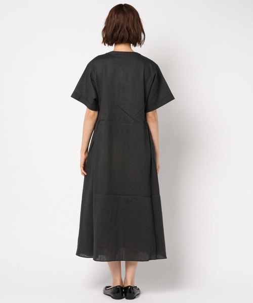 MOUSSY(マウジー)の「WAIST SHIRRING OP(ワンピース・レディース・ブラウン系その他/オレンジ/ライトブラック・FREE)」の5枚目の写真