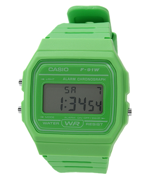 Another Edition(アナザーエディション)の「CASIO 91W Digital WATCH(アナログ腕時計・レディース・ホワイト/オレンジ/ライム・フリー)」の3枚目の写真